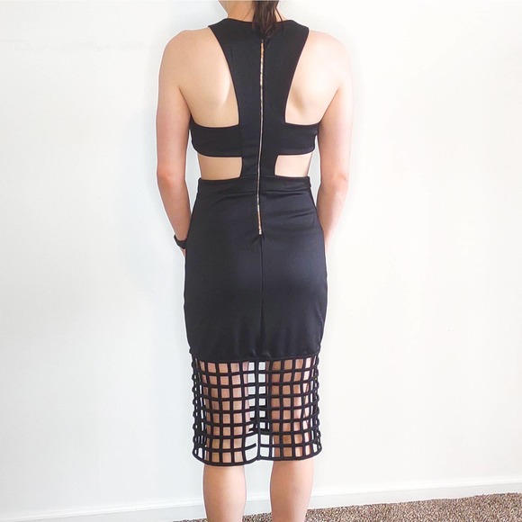 Jessica Rich Collection sleeveless cut out dress, large - Picture 2 of 3